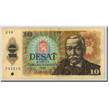 Billet, Tchécoslovaquie, 10 Korun, 1986, Undated (1986), KM:94, SUP