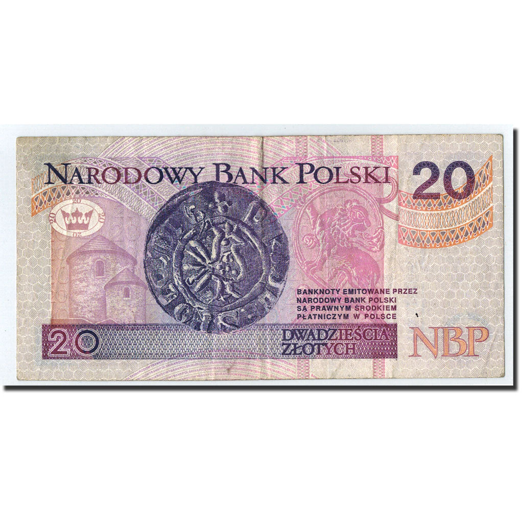 Poland, 20 Zlotych, 1994, 1994-03-25, KM:174a, UNC(60-62)
