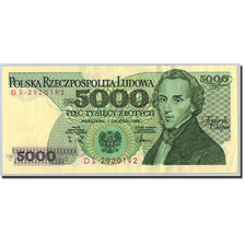 Banknote, Poland, 5000 Zlotych, 1988, 1988-12-01, KM:150c, UNC(64)
