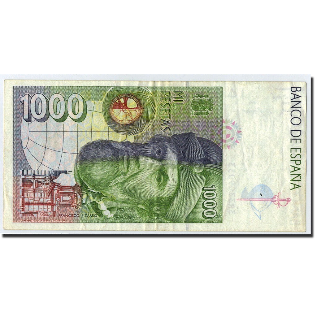 Banknote, Spain, 1000 Pesetas, 1992, 1992-10-12, KM:163, EF(40-45)