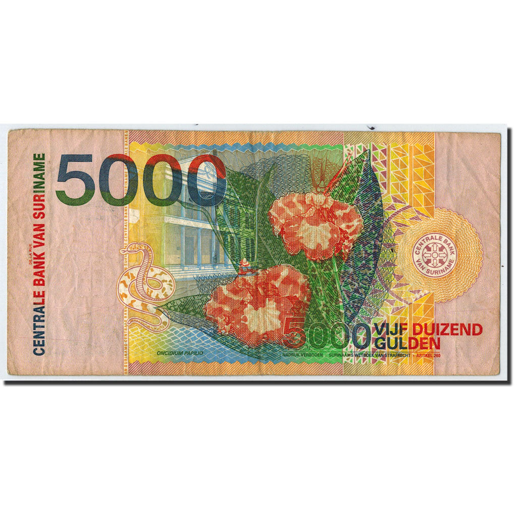 Surinam, 5000 Gulden, 2000, 2000-01-01, KM:152, EF(40-45)