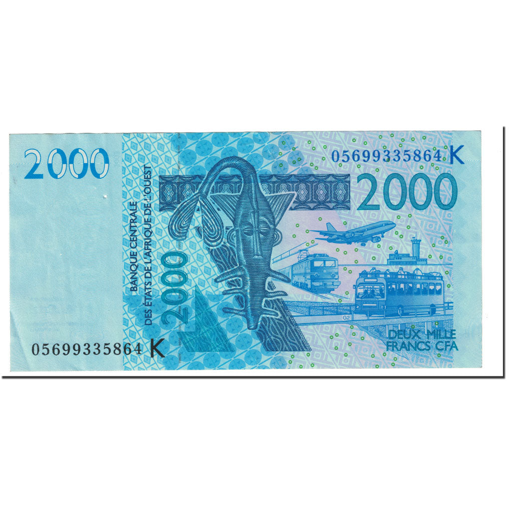 West African States, 2000 Francs, 2003, Undated (2003), KM:716Ka, AU(50-53)