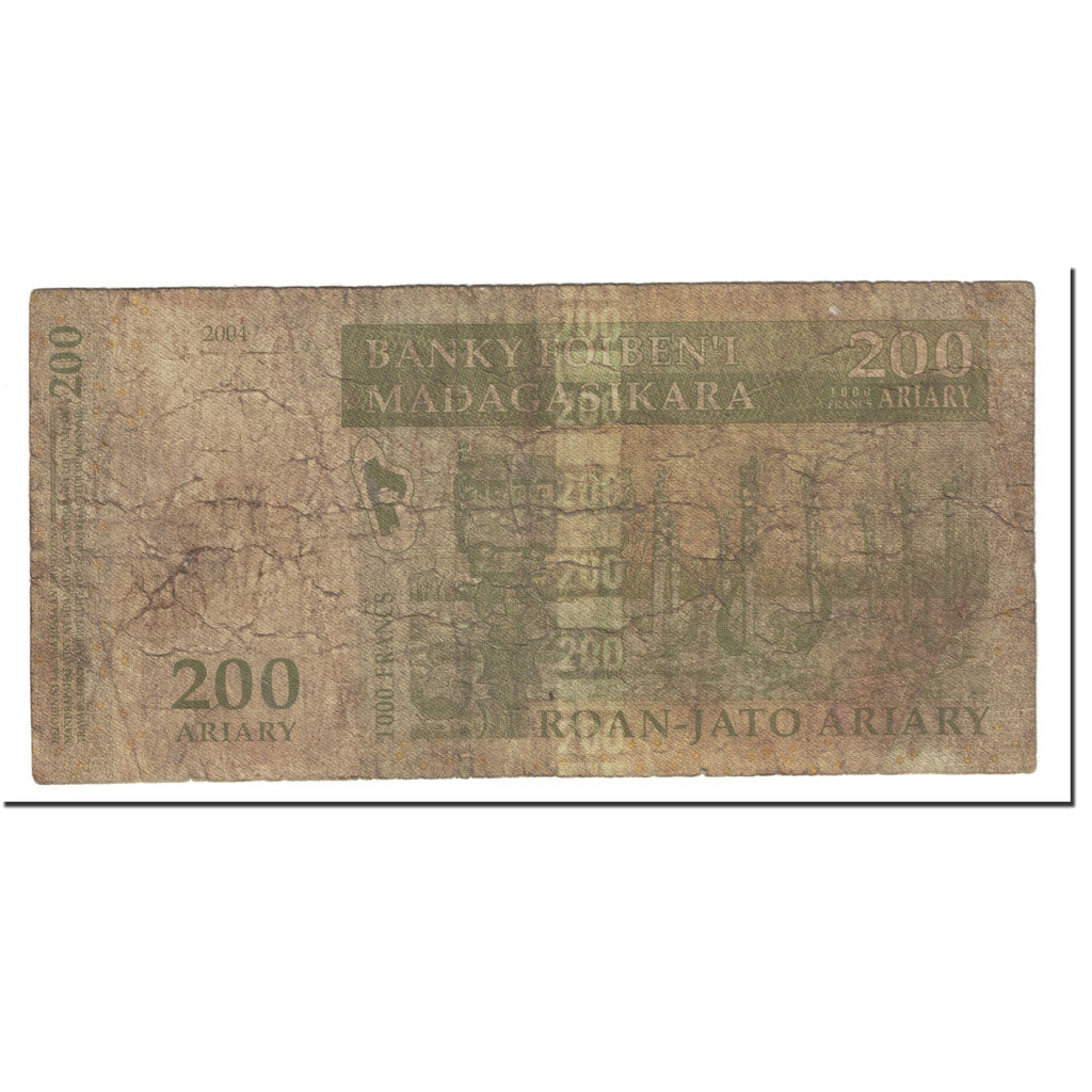 Billete, 200 Ariary, 2004, Madagascar, KM:87a, Undated (2004), RC