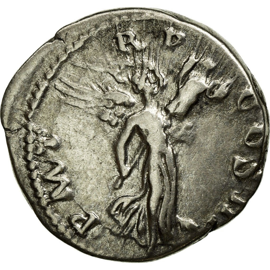 Moneta, Hadrian, Denarius, BB+, Argento, Cohen:1132