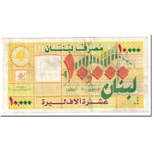 Banknote, Lebanon, 10,000 Livres, 2004, Undated (2004), KM:86a, EF(40-45)
