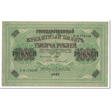Banknote, Russia, 1000 Rubles, 1917, Undated (1917), KM:37, UNC(63)
