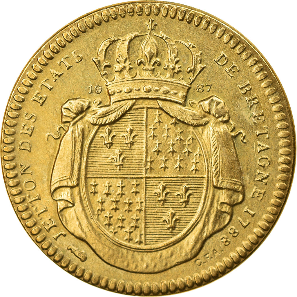 França, Token, Luís XVI, États de Bretagne, Rennes, História, Nova cunhagem