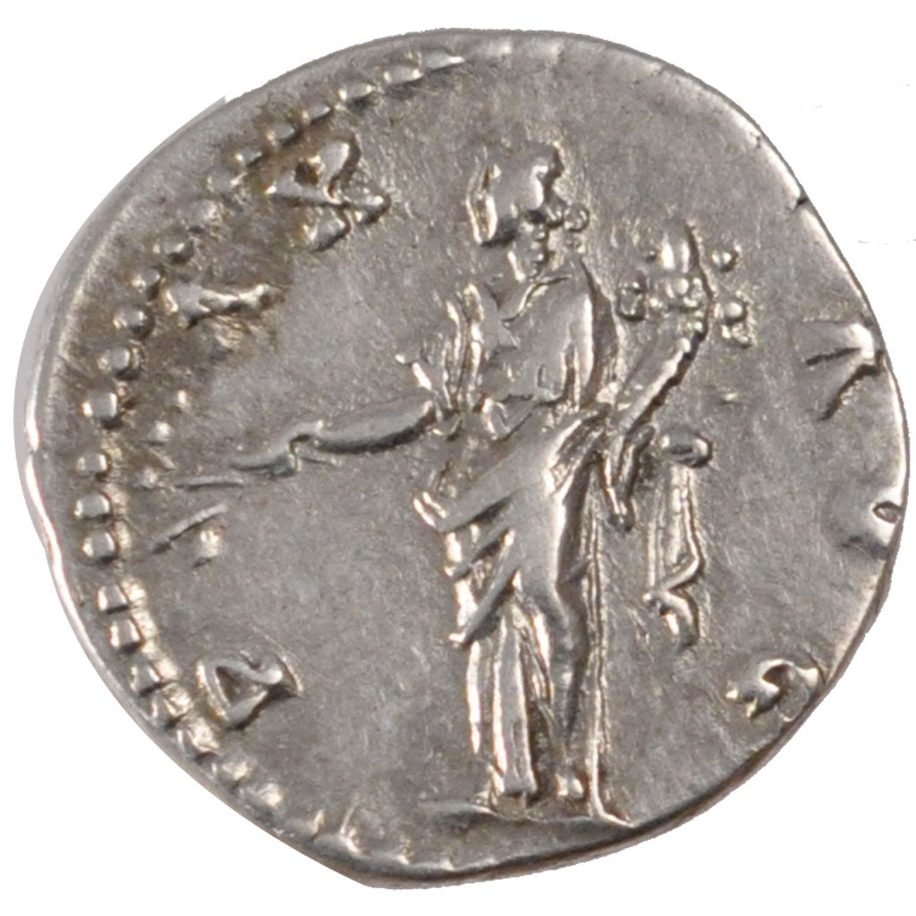 Antoninus Pius, Denarius, BB+, Argento, Cohen:588
