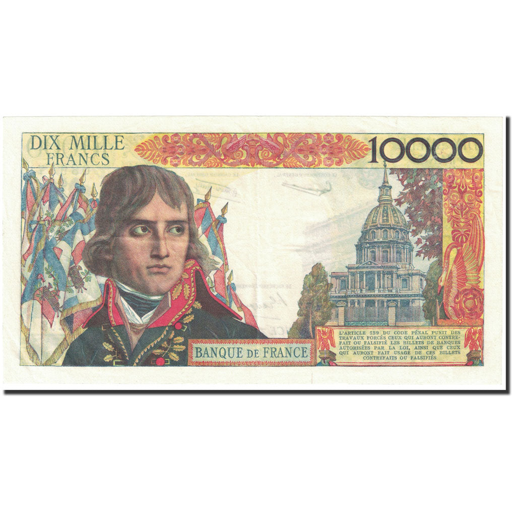 France, 10,000 Francs, 10 000 F 1955-1958 ''Bonaparte'', 1957, 1957-11-07