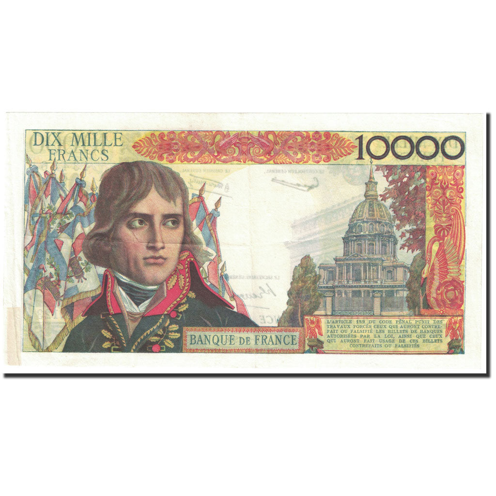 France, 10,000 Francs, 10 000 F 1955-1958 ''Bonaparte'', 1958, 1958-06-05