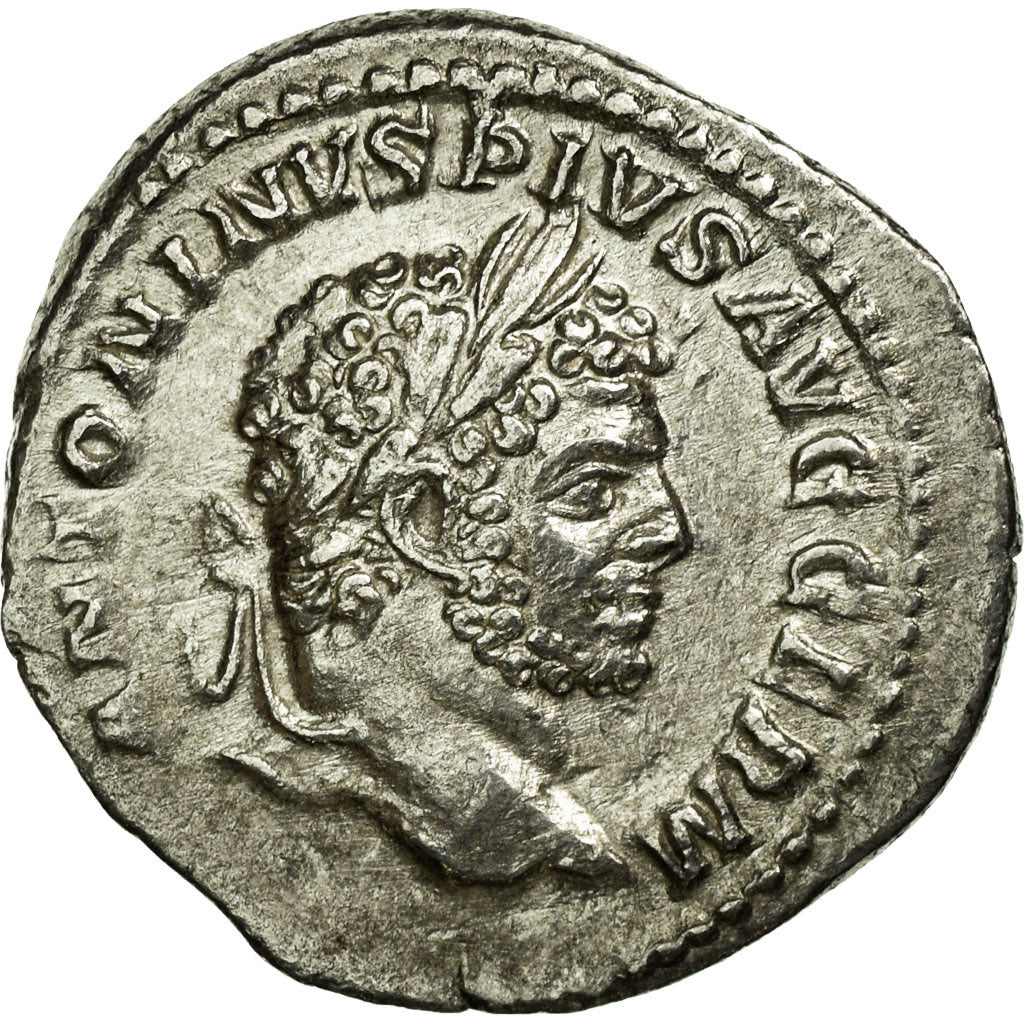 Coin, Caracalla, Denarius, AU(55-58), Silver, Cohen:314