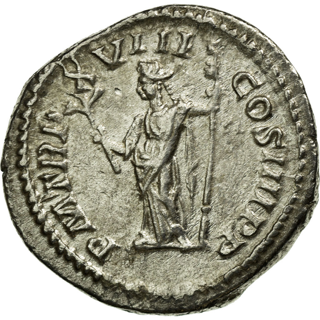 Coin, Caracalla, Denarius, AU(55-58), Silver, Cohen:314
