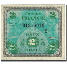 Billete, Francia, 2 Francs, 1944 Flag/France, 1944, Undated (1944), MBC
