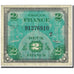 Billete, Francia, 2 Francs, 1944 Flag/France, 1944, Undated (1944), MBC
