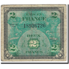 Banknote, France, 2 Francs, 1944 Flag/France, 1944, Undated (1944), VF(20-25)