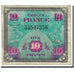 Banknote, France, 10 Francs, 1944 Flag/France, 1944, Undated (1944), VF(30-35)