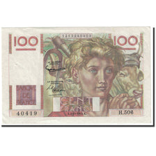 Francia, 100 Francs, 100 F 1945-1954 ''Jeune Paysan'', 1952, KM:128d