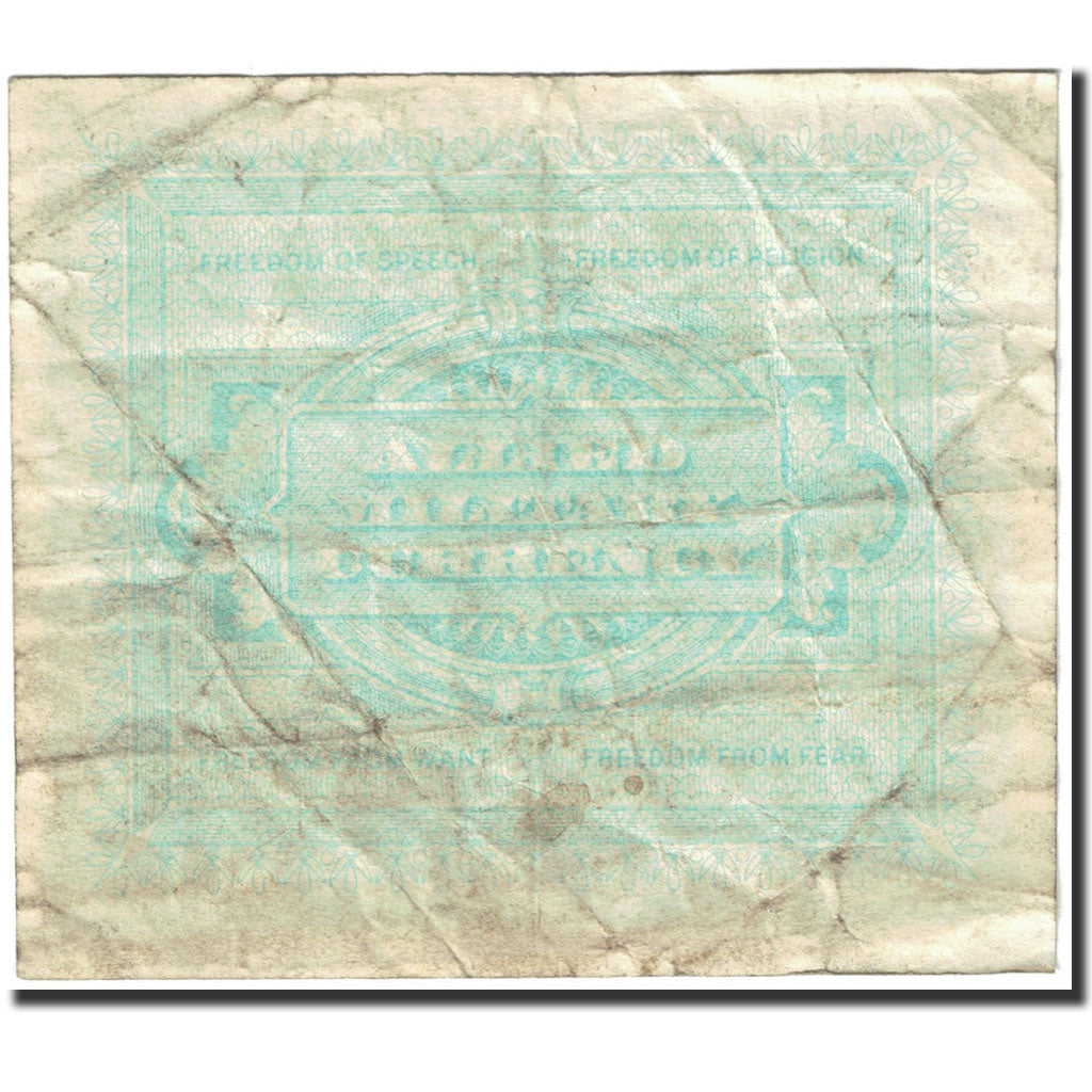 Banknote, Italy, 1 Lira, 1943, Undated (1943), KM:M10a, VF(20-25)