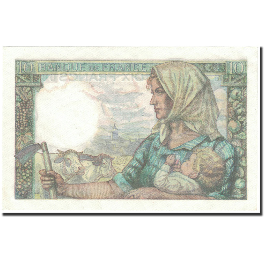 France, 10 Francs, 10 F 1941-1949 ''Mineur'', 1947, 1947-01-09, KM:99e