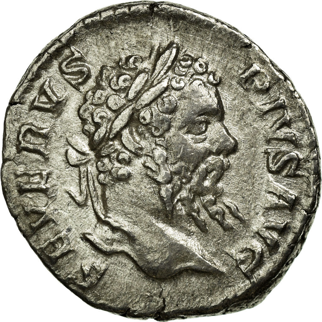 Moneta, Septimius Severus, Denarius, 207, Roma, BB+, Argento, Cohen:489