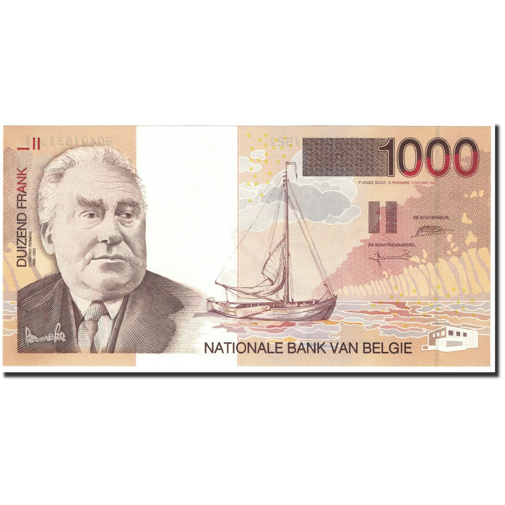 Belgium, 1000 Francs, 1997, KM:150, Undated (1997), UNC(65-70)