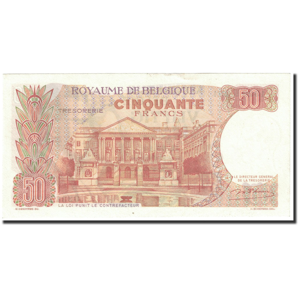 Banknote, Belgium, 50 Francs, 1966, 1966-05-16, KM:139, UNC(64)