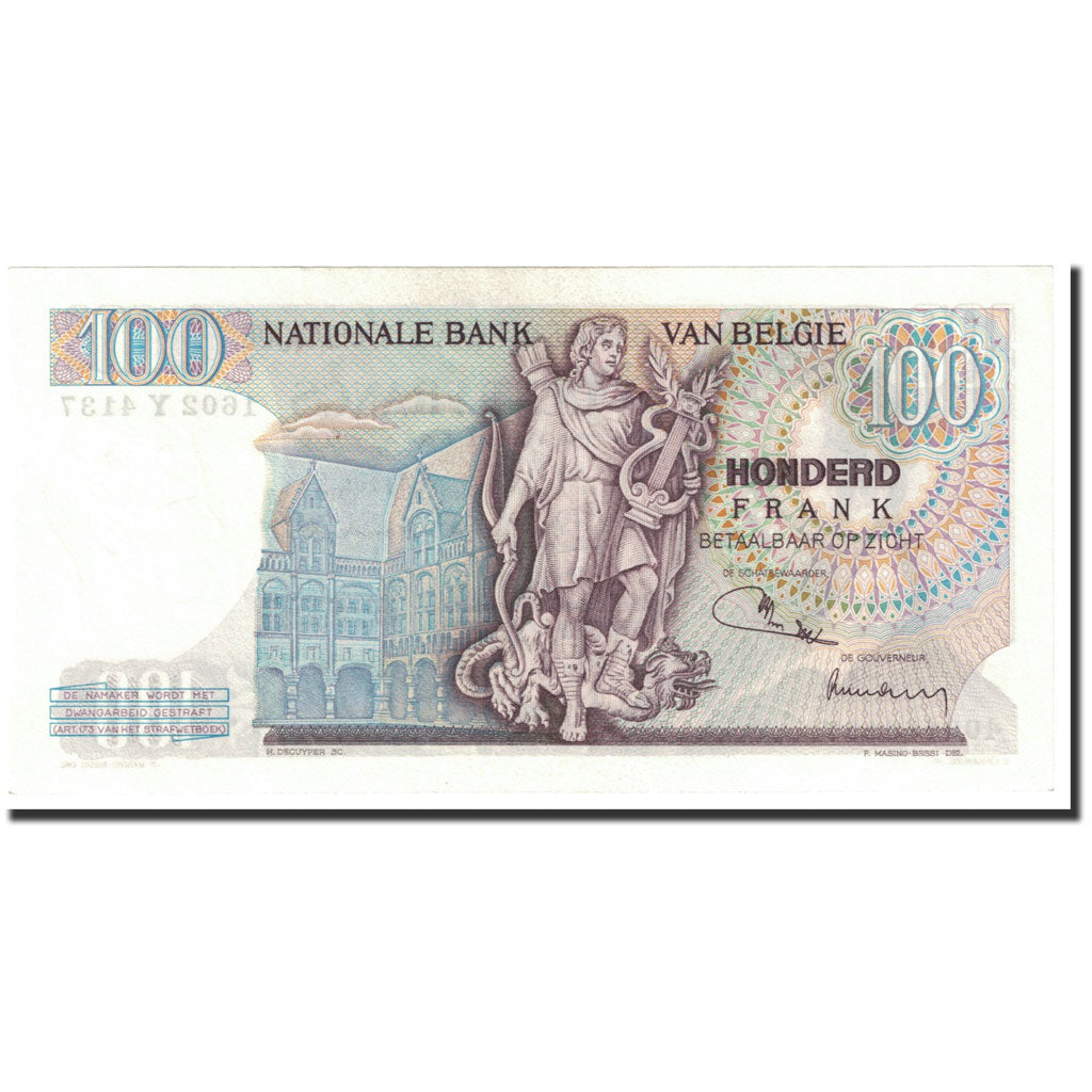 Belgium, 100 Francs, 1971, KM:134b, 1971-25-10, UNC(64)