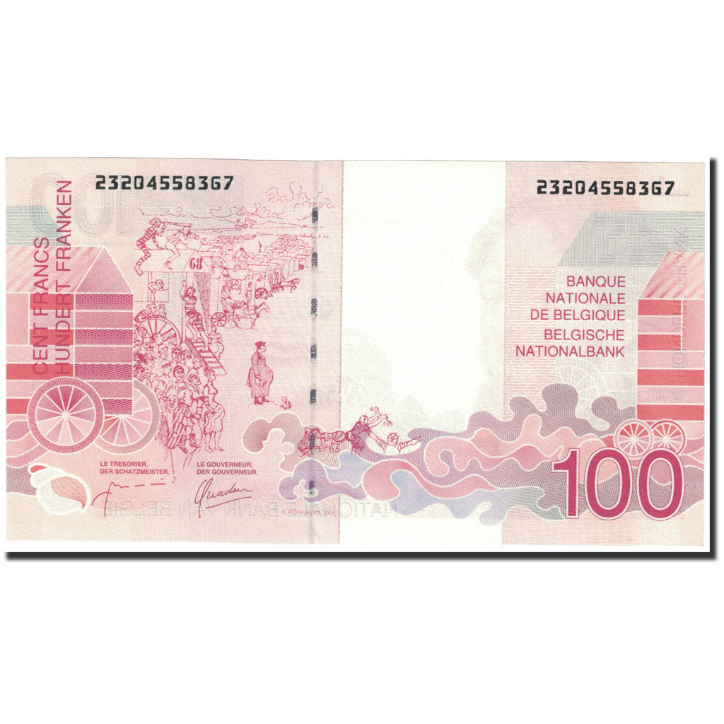 Banknote, Belgium, 100 Francs, 1995-2001, Undated (1995-2001), KM:147