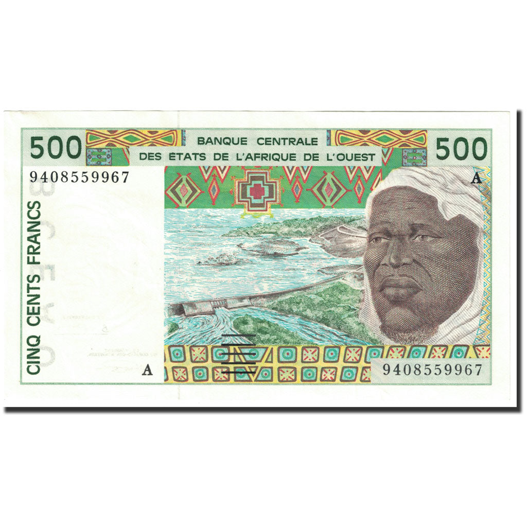 Billet, West African States, 500 Francs, 1994, Undated (1994), KM:110Ad, NEUF