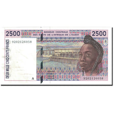 West African States, 2500 Francs, 1992, Undated (1992), KM:112Aa, UNC(60-62)