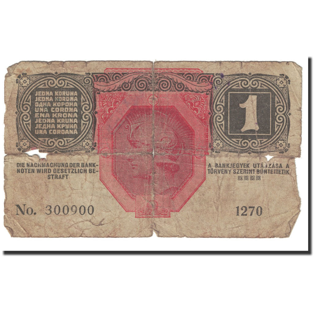 Biljet, Oostenrijk, 1 Krone, 1916, Undated (1916), KM:20, AB