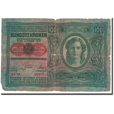 Banknote, Austria, 100 Kronen, 1912, Old date 1902-01-02, KM:56, AG(1-3)