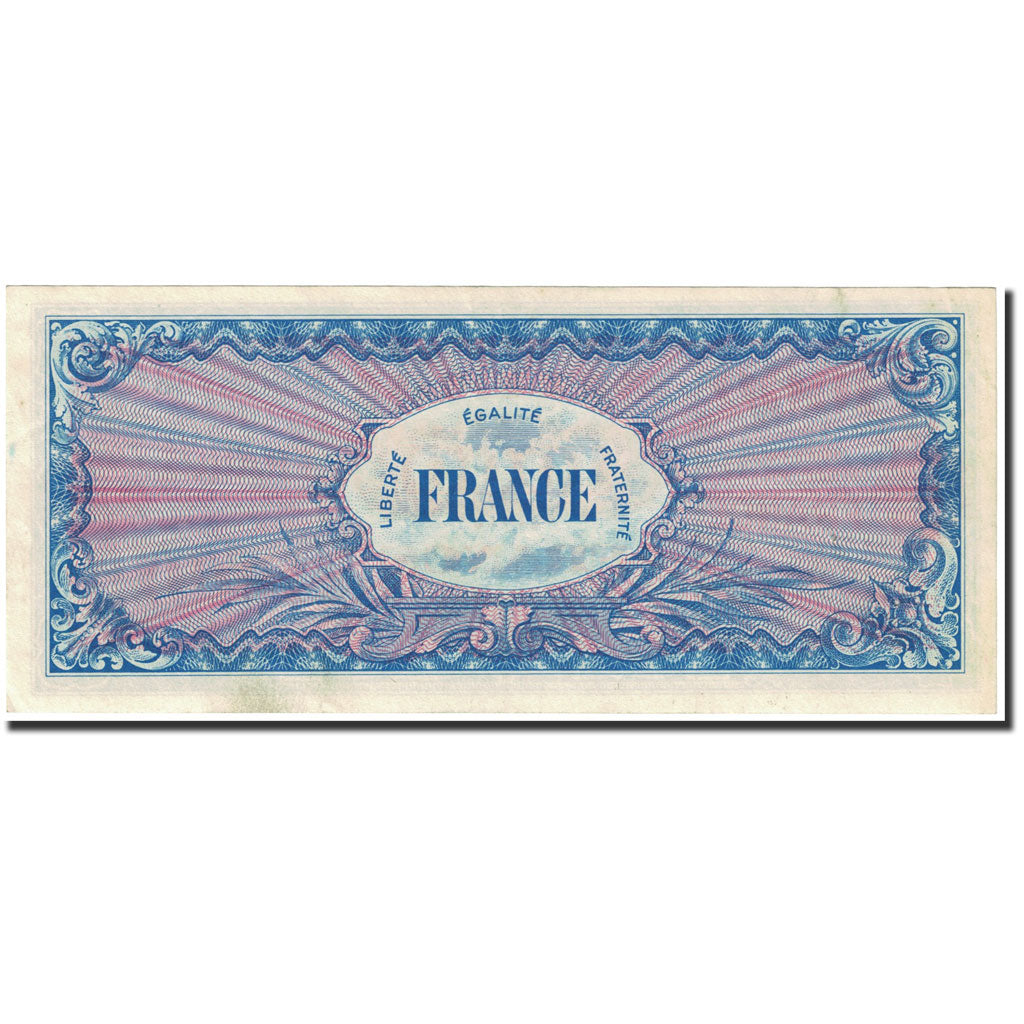 France, 1000 Francs, 1945 Verso France, 1945, SERIE DE 1944, UNC(63), Fayette:VF
