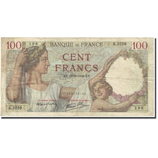 Banknote, France, 100 Francs, 100 F 1939-1942 ''Sully'', 1939, 1939-19-10