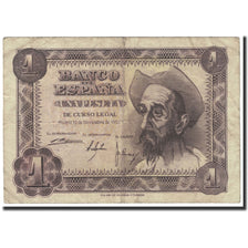 Banknote, Spain, 1 Peseta, 1951, 1951-11-19, KM:139a, EF(40-45)