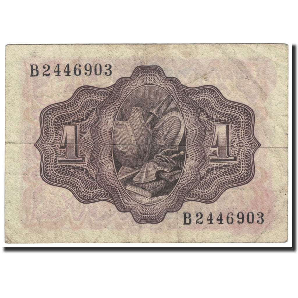 Banknote, Spain, 1 Peseta, 1951, 1951-11-19, KM:139a, EF(40-45)