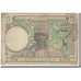 Banknote, French West Africa, 5 Francs, 1942, 1942-04-22, KM:25, EF(40-45)