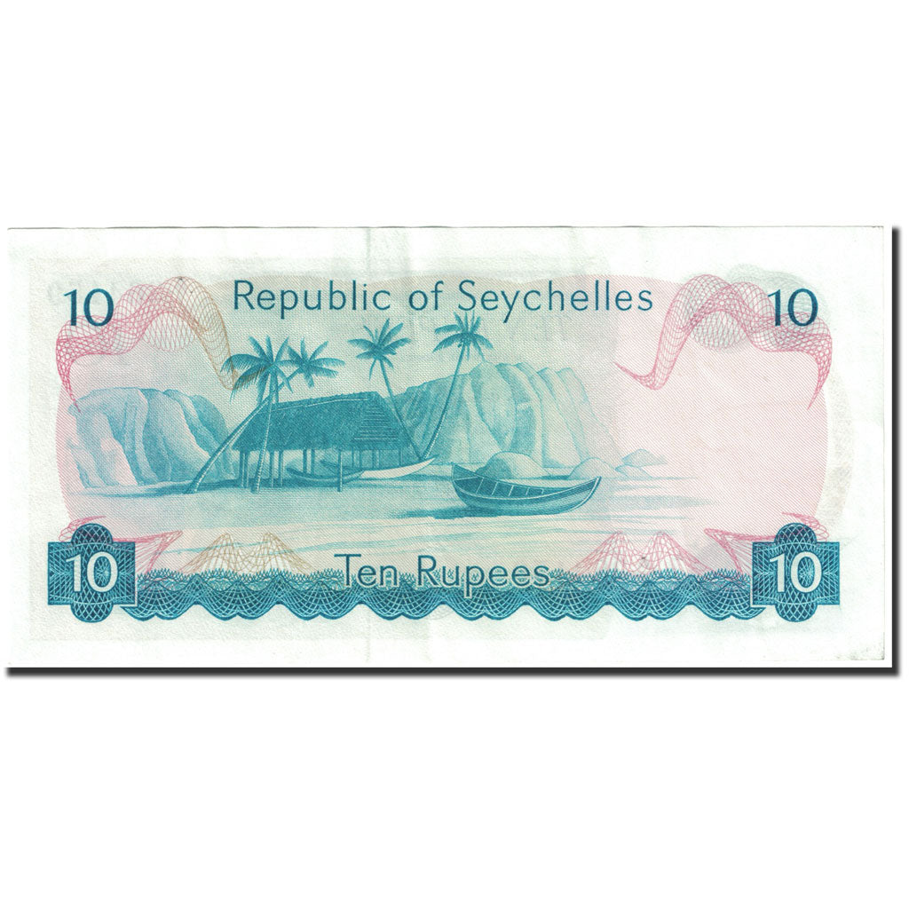 Seychelles, 10 Rupees, 1976, Undated (1976), KM:19a, AU(55-58)