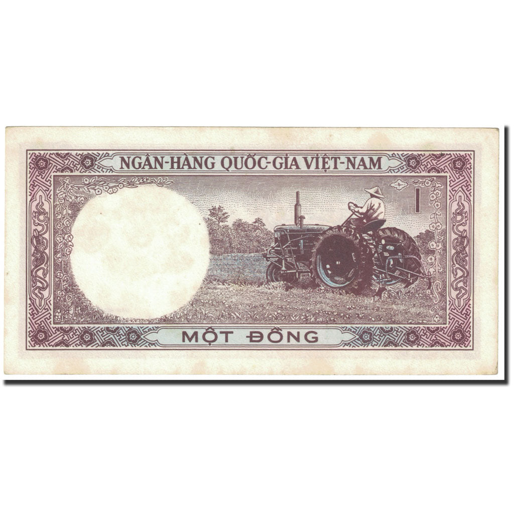 Banknote, South Viet Nam, 1 D<ox>ng, 1964, Undated (1964), KM:15a, AU(55-58)
