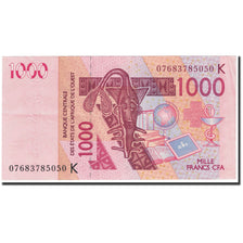 Banknote, West African States, 1000 Francs, 2003, Undated (2003), KM:715Ka