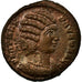 Coin, Fausta, Nummus, Trier, AU(50-53), Bronze, Cohen:7
