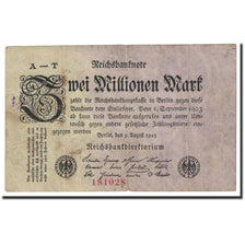 Banknote, Germany, 2 Millionen Mark, 1923, 1923-08-09, KM:103, VF(20-25)