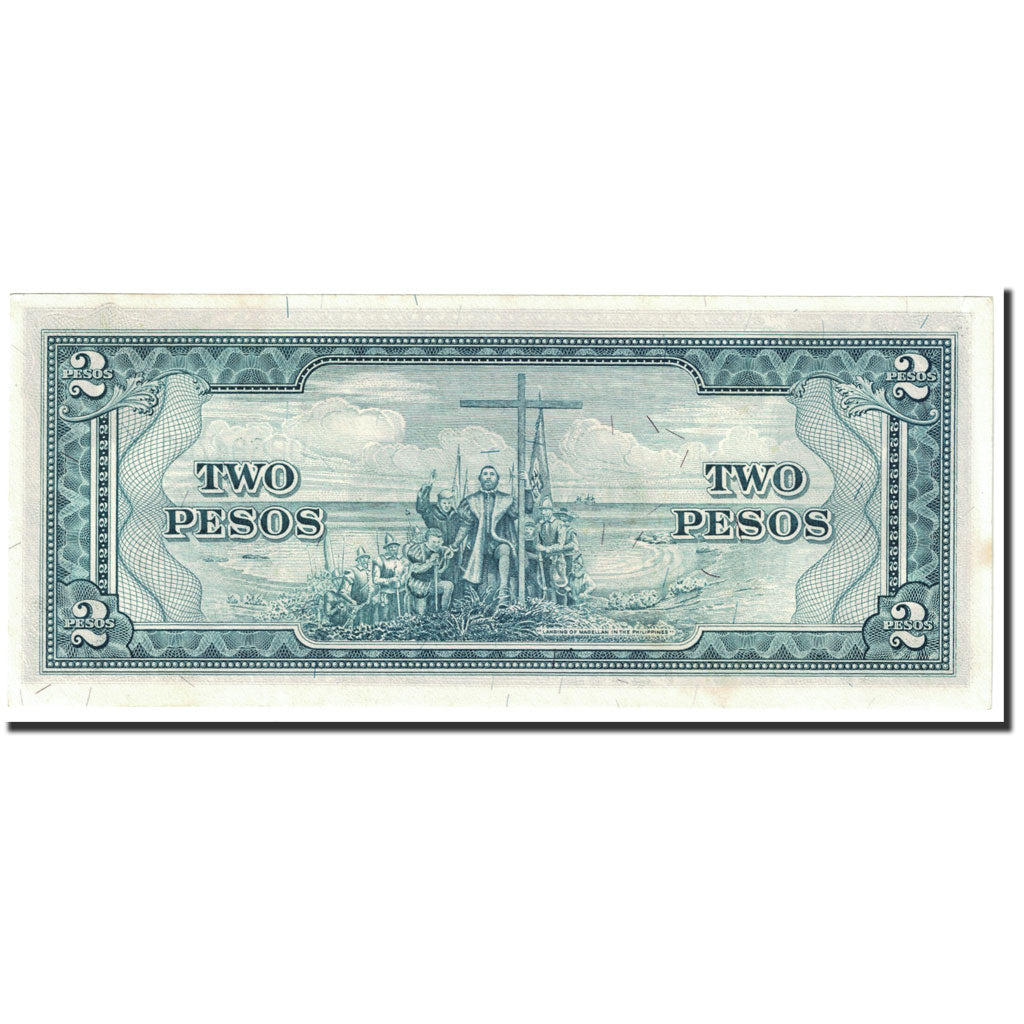 Geldschein, Philippinen, 2 Pesos, 1949, Undated (1949), KM:134d, UNZ