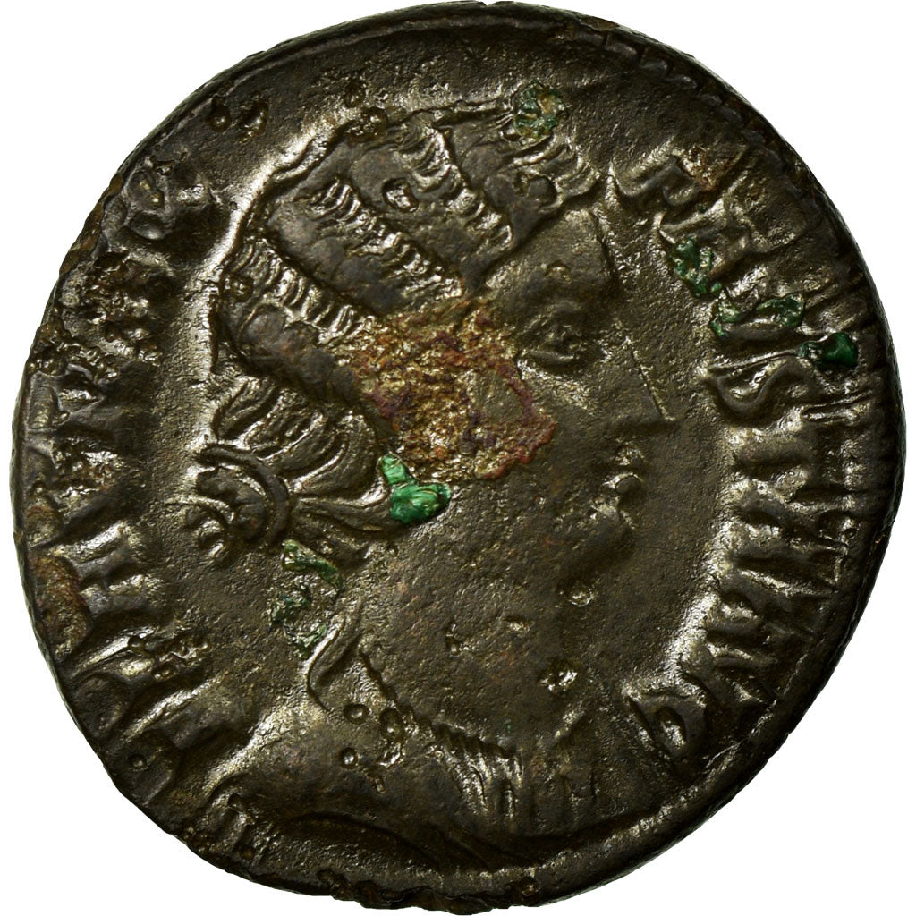Coin, Fausta, Nummus, Nicomedia, AU(50-53), Bronze, Cohen:15