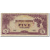 Banknote, MALAYA, 5 Dollars, 1942, Undated (1942), KM:M6c, VF(20-25)