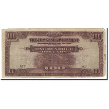 Banknote, MALAYA, 100 Dollars, 1944, Undated (1944), KM:M8a, VF(20-25)