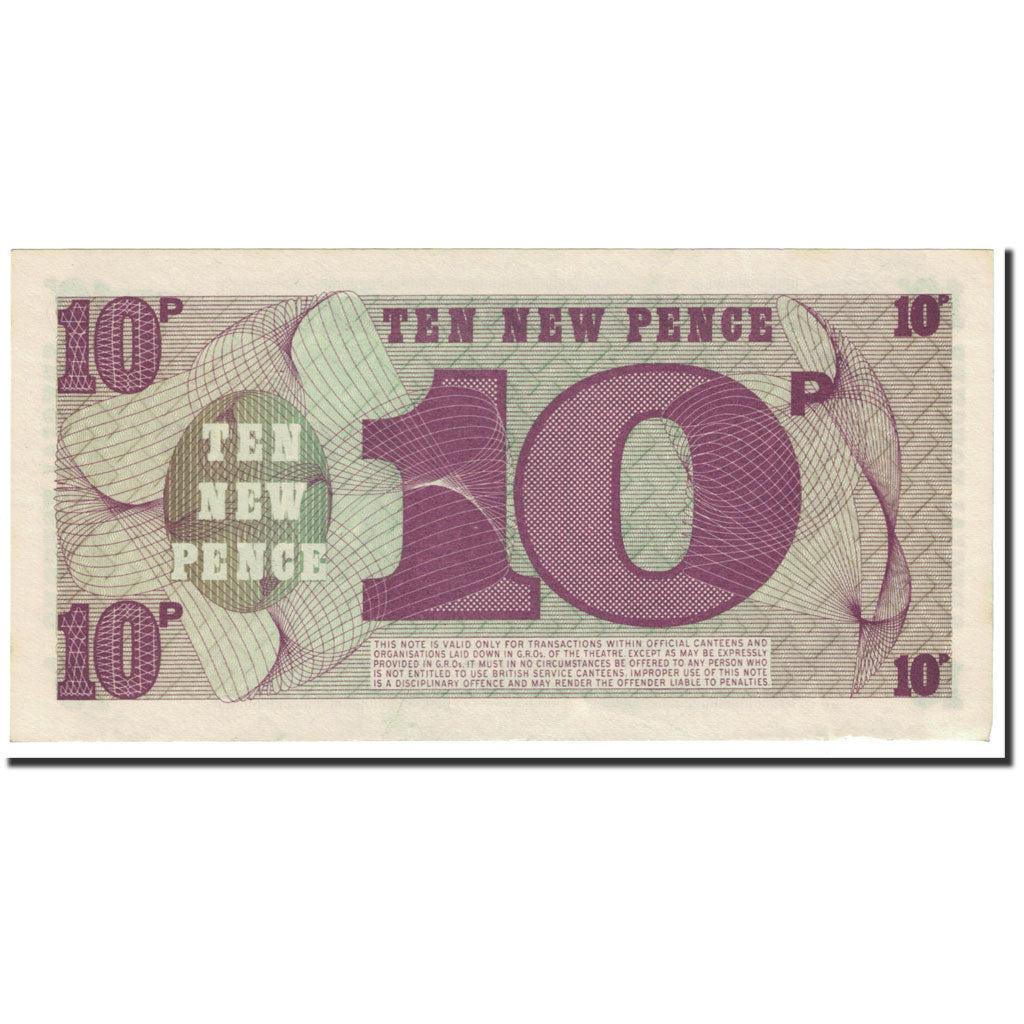 Billete, 10 New Pence, 1972, Gran Bretaña, KM:M48, Undated (1972), SC