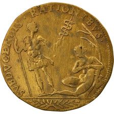 France, Jeton, Henri III, Chambre des Comptes, History, TB+, Laiton