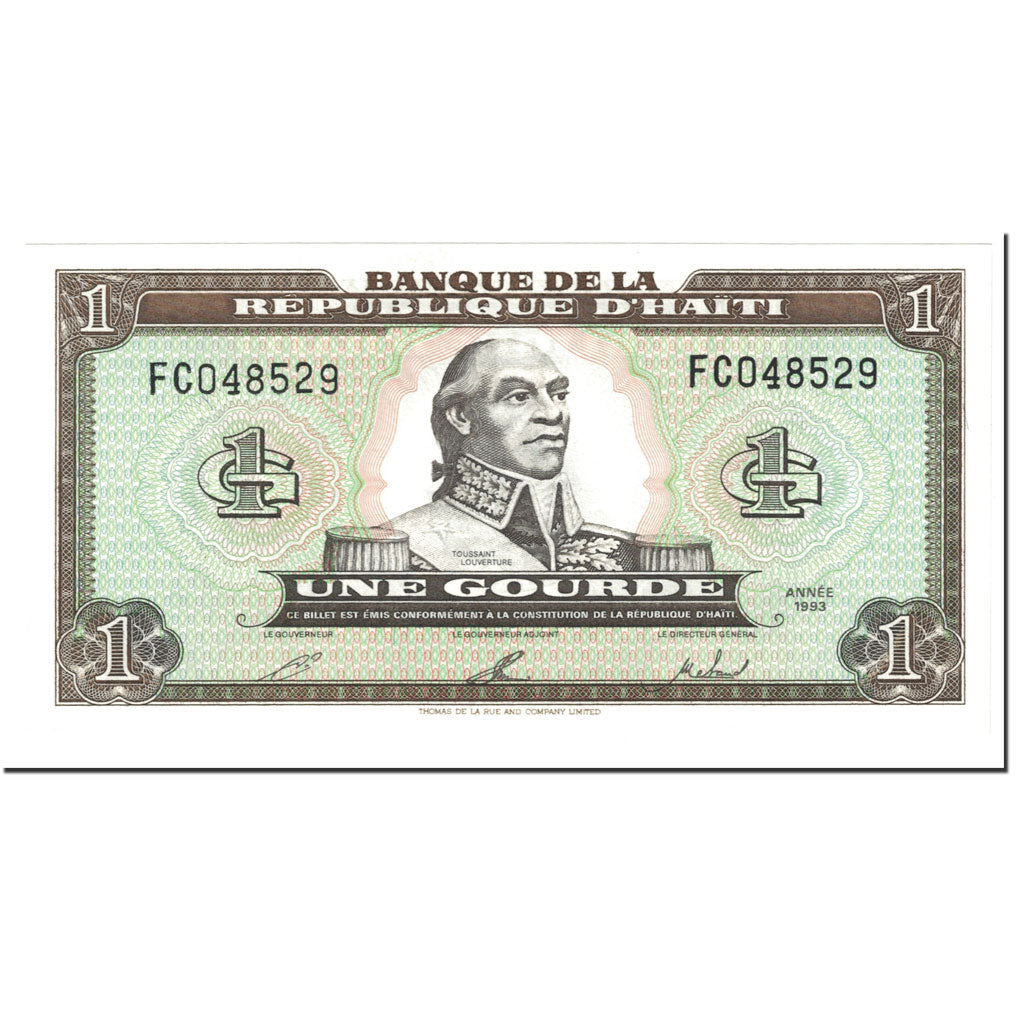 Billet, Haïti, 1 Gourde, 1993, Undated (1993), KM:259a, NEUF
