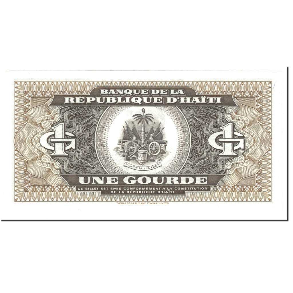 Billet, Haïti, 1 Gourde, 1993, Undated (1993), KM:259a, NEUF